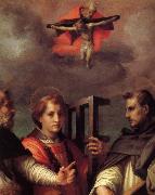 Andrea del Sarto, Saint Augustine to reveal the mysteries of the three